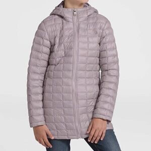 The North Face ThermoBall Eco Parka Insulated quilted girl Purple Sz Small (7/8)